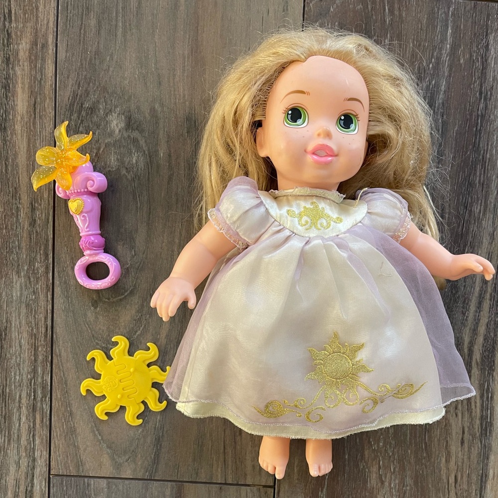 Tollytots Disney Tangled Baby Repunzel 12” Doll Christmas gift for girls